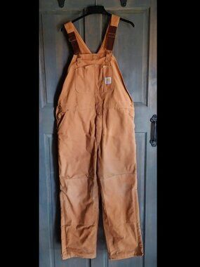 Carhartt Duck Bib Overalls 44/30